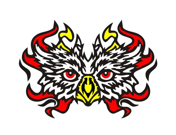 Baykuş yangın Tribal Dövme