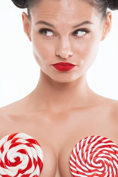 büyük lolipop kızla