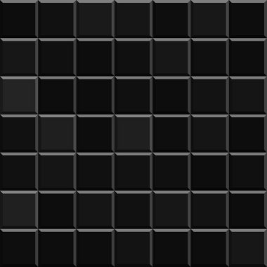 Kare arka plan mozaiği, gri seramik. Soyut pikseller. Seramik fayanslar. Duvar dokusu. Havuz, banyo, mutfak, döşeme döşemeleri için kumaş..