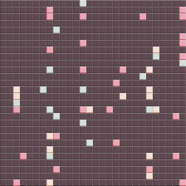 Квадратная Мозаика Керамика Абстрактные Пиксели Керамическая Плитка Текстура Стены Текстура — стоковое фото