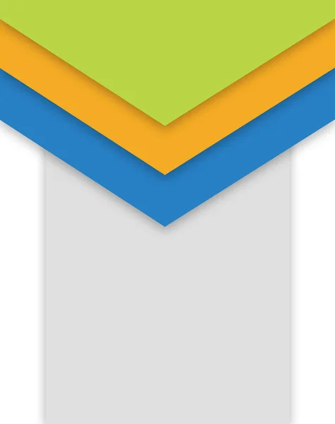 Formad Symbol Med Skuggdesign Med Pilar Och Rektangel Multicolors Gul — Stockfoto