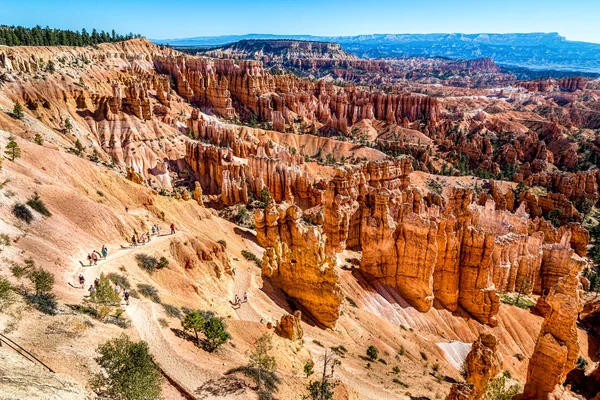 İlham noktası üzerinden amfitiyatro, gündoğumu, Bryce Canyon Milli Parkı, Utah, bize