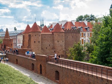 Varşova Barbican savunma kale şehir