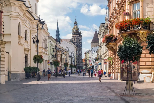 Régi város, Kassa, Szlovákia — Stock Fotó