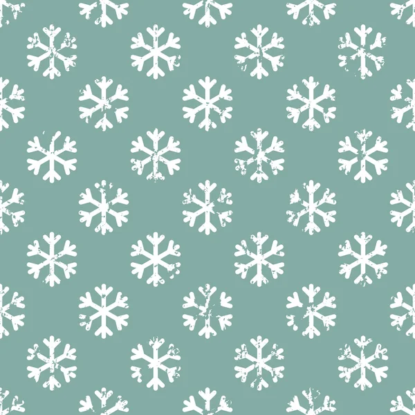 Seamless snowflakes. Christmas and Happy New Year background. — Stock Vector