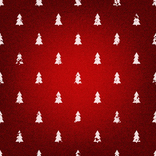Fondo de mezclilla con patrón de Navidad — Archivo Imágenes Vectoriales