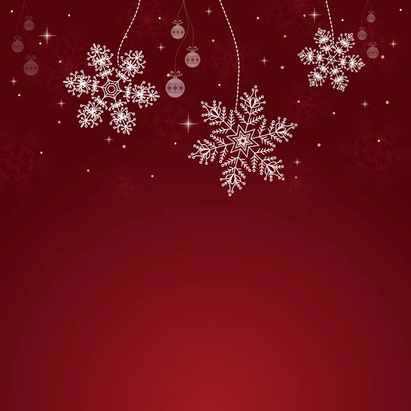 クリスマスと新年のグリーティング カード. — ストックベクタ