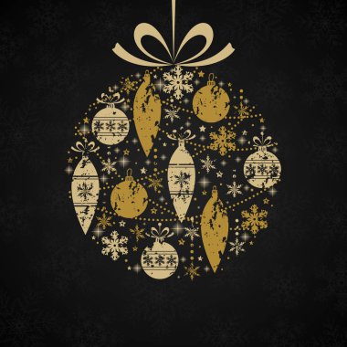 Yeni yıl ve neşeli Noel arka plan.