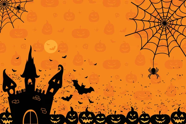 Patrón de Halloween feliz con palas . — Archivo Imágenes Vectoriales