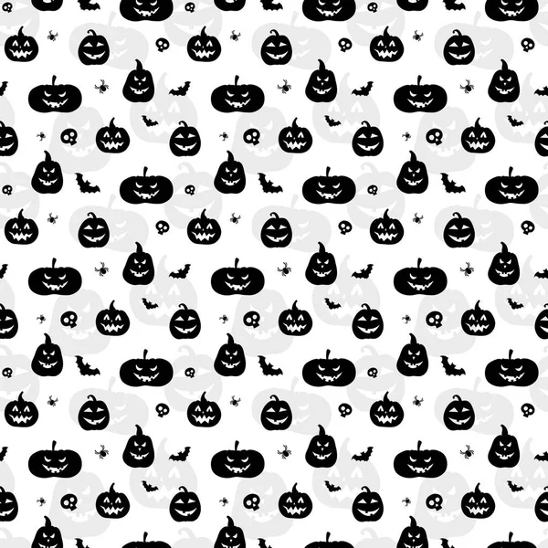 Feliz Halloween patrón sin costuras. Textura infinita para papel pintado, fondo de página web y papel de envolver . — Archivo Imágenes Vectoriales