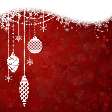 Yeni yıl ve neşeli Noel arka plan.