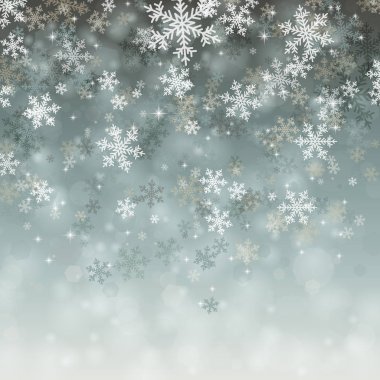 Kar taneli Noel arkaplanı.