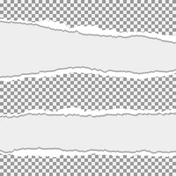 Реалистичная векторная рваная бумага (отверстие в бумаге) с разорванными краями с пространством для текста . — стоковый вектор