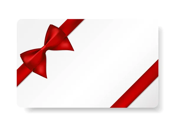 Червоний Подарунковий Лук Стрічка — стоковий вектор
