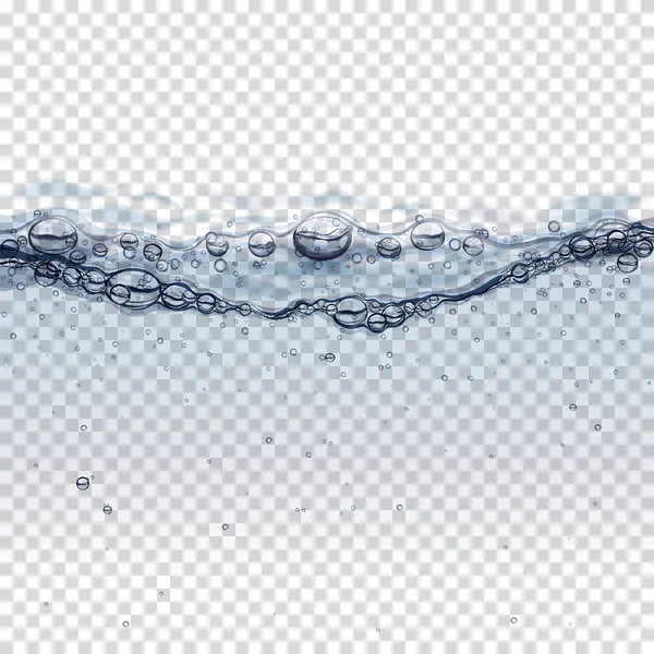 Salpicadura Agua Aislada Sobre Fondo Transparente — Vector de stock