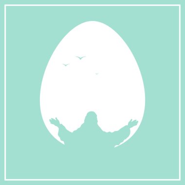 Paskalya arka plan. Yeniden doğdu.