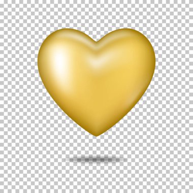 Gerçekçi kalp. Valentinea gün kalp.