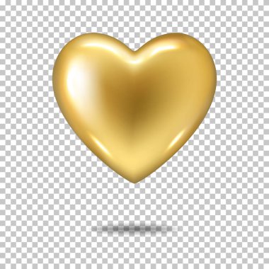 Gerçekçi kalp. Valentinea gün kalp.