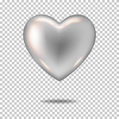 Gerçekçi kalp. Valentinea gün kalp.