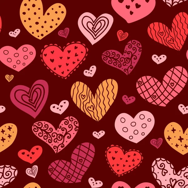Kalp Model Sorunsuz Sevgiliye Arka Plan — Stok Vektör
