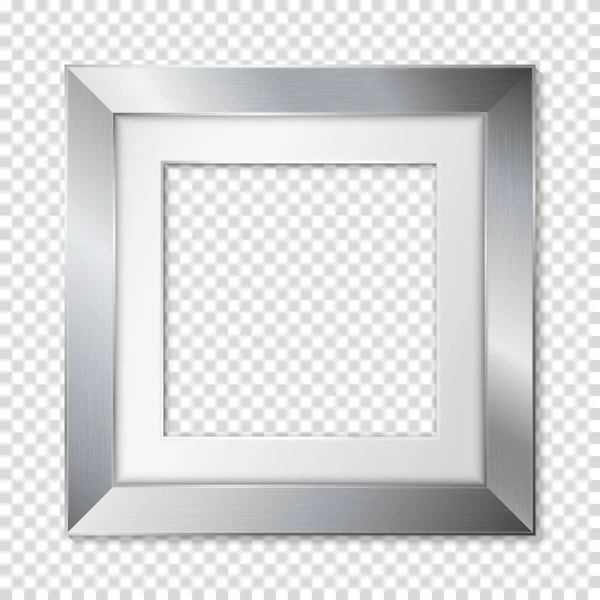 逼真的铝金属框架 — 图库矢量图片