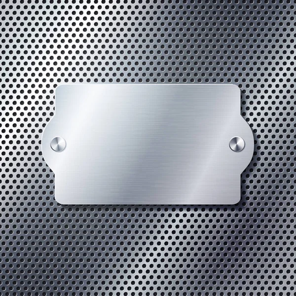 Realistiska Aluminium Metallram — Stock vektor