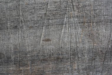 Eski dokulu ahşap kesiği. Doğal gri arkaplan.