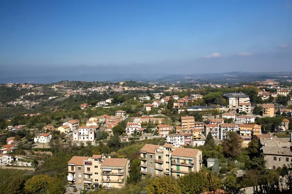 Luchtfoto van Montefiascone — Stockfoto