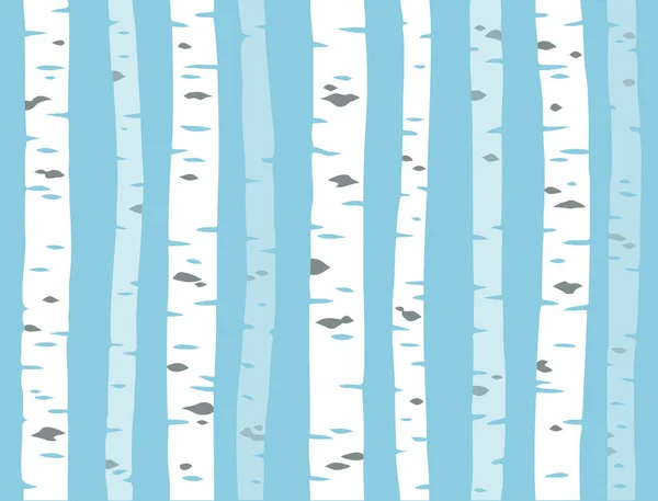 Birch tree pattern — Stock Vector