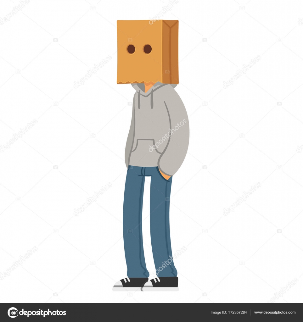 Character with paper bag hat on his head Stock Vector Image by ©Sudowoodo #172357284 Character with paper bag hat on his head Stock Vector Image by ©Sudowoodo #172357284