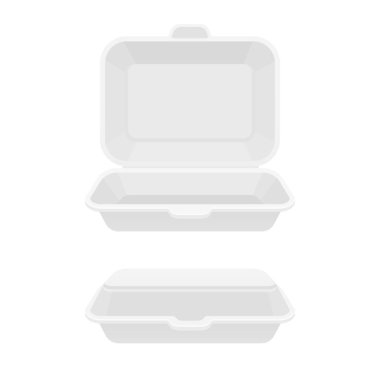 Fast food container box clipart