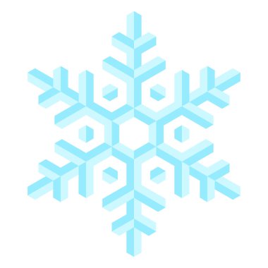 Geometrik snowflace simgesi