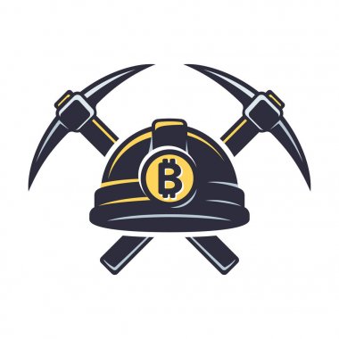 Bitcoin madencilik logosu