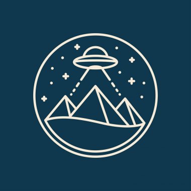 Mısır piramitleri Ufo ile