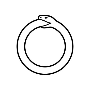 Ouroboros yılan sembolü