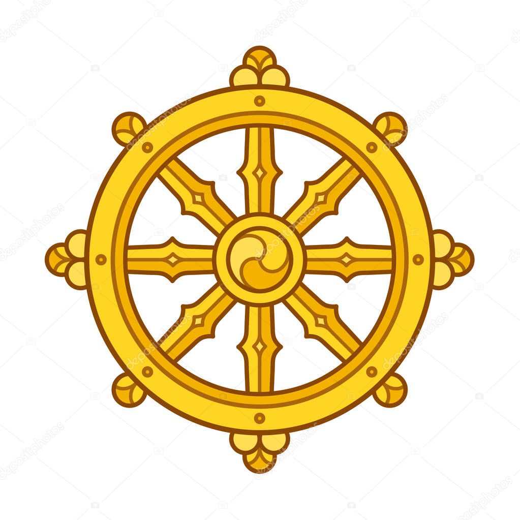 Dharma Wheel symbol