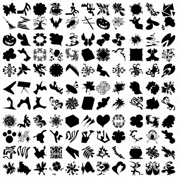Conjunto de símbolos abstractos para tu diseño — Archivo Imágenes Vectoriales