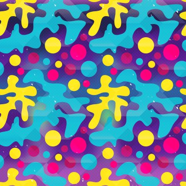 sorunsuz doku vektör çizim renkli grafiti