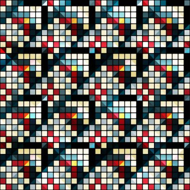 parlak renkli çokgenler soyut geometrik arka plan