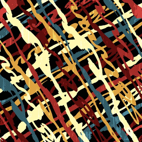 Abstracto objetos geométricos graffiti efecto grunge — Vector de stock