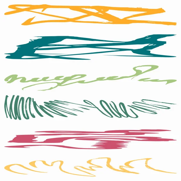 Графіті абстрактні кольорові лінії — стоковий вектор