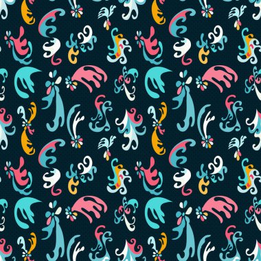 Renkli grafiti sorunsuz doku