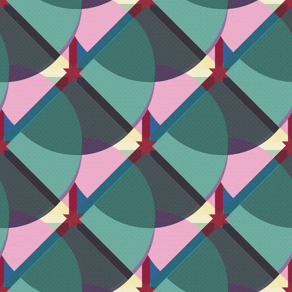 Abstraktes geometrisches nahtloses Muster für Ihr Design — Stockvektor
