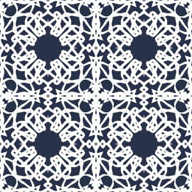 soyut tek renkli vintage seamless modeli siyah bir zemin üzerine