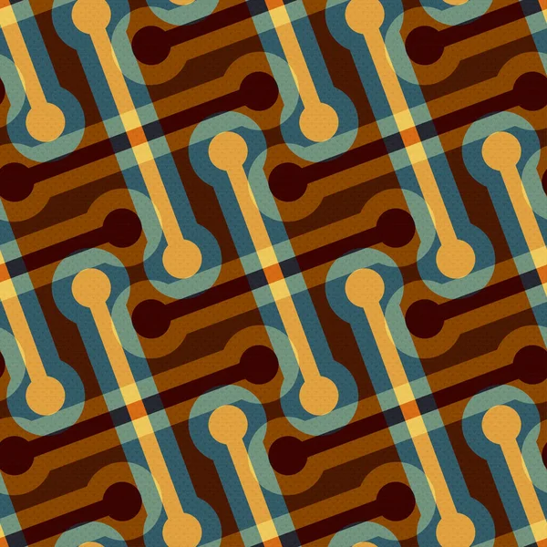 Schöne abstrakte geometrische nahtlose Muster — Stockvektor