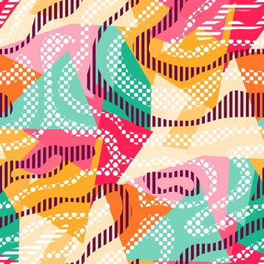 Renkli grafiti sorunsuz doku