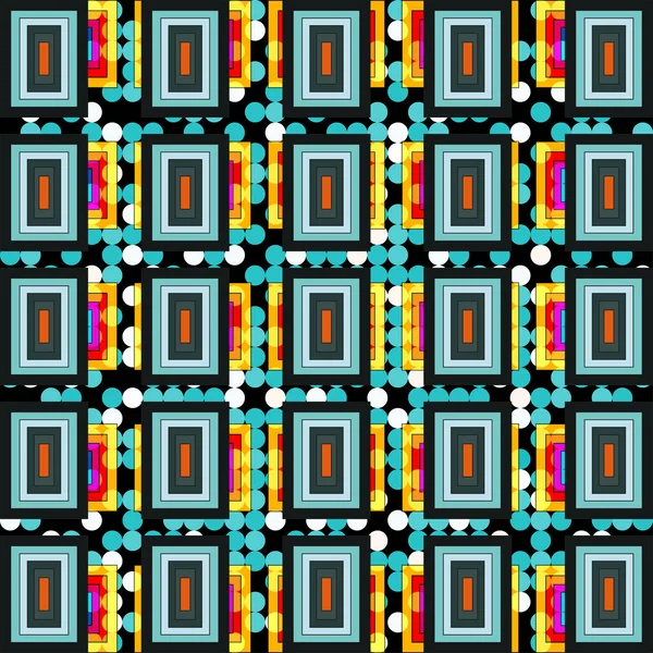 Heldere abstracte geometrische patroon — Stockvector