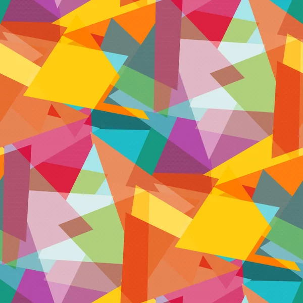 多边形彩色抽象的无缝背景矢量图 — 图库矢量图片