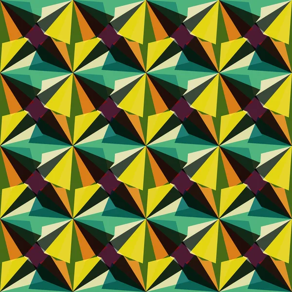 Vintage tribal geometrische nahtlose Farbmuster — Stockvektor