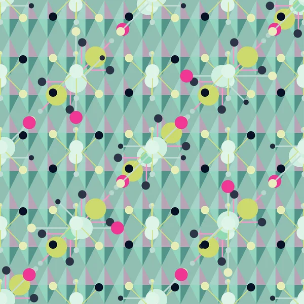 Motif abstrait géométrique coloré — Image vectorielle